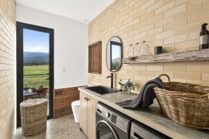 Laundry in new home built by Kane Barrett builder