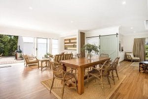 Living space of new build cottage by Kane Barrett Constructions