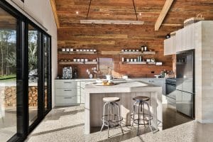 Kitchen of new rural home built by Kane Barrett in Shoalhaven, NSW